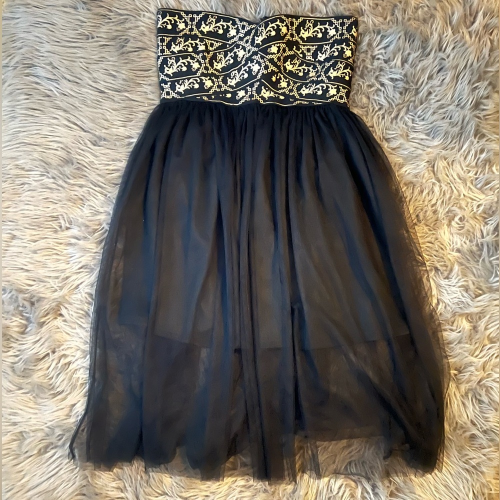 Lac Blue boutique tulle tube dress